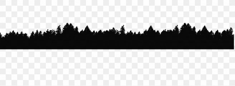 Tree Line Angle Sky Plc Font, PNG, 2700x993px, Tree, Black, Black And White, Black M, Grass Download Free