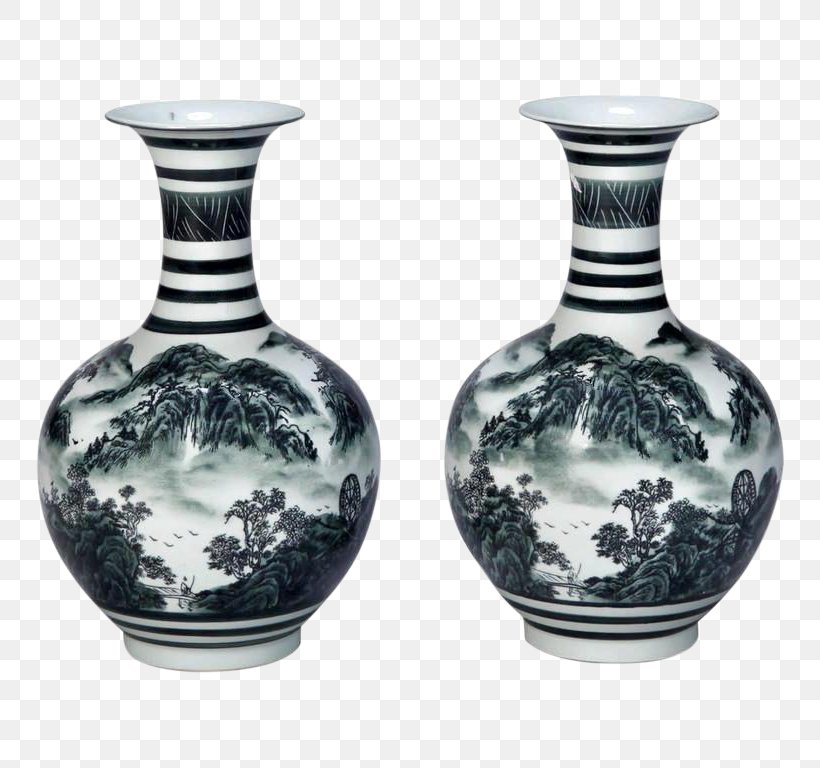 Vase Blue And White Pottery Chinese Ceramics, PNG, 768x768px, Vase, Antique, Art, Artifact, Blue And White Pottery Download Free