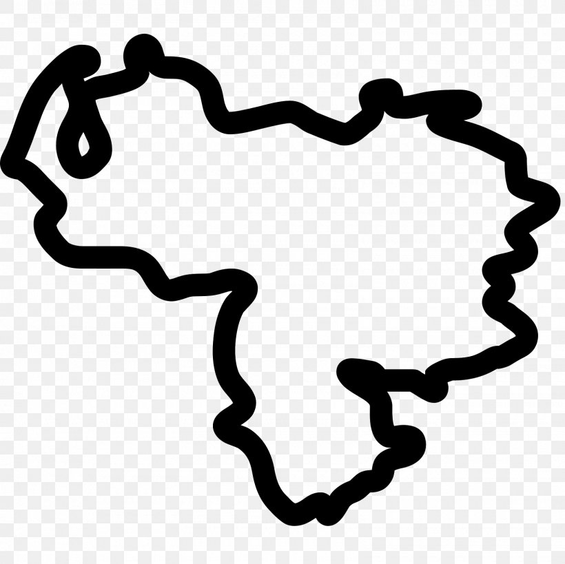 Venezuela Map Clip Art, PNG, 1600x1600px, Venezuela, Area, Black And White, Body Jewelry, Heart Download Free