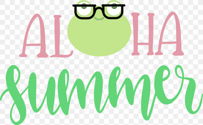 Glasses, PNG, 3000x1850px, Aloha Summer, Emoji, Eyewear, Glasses, Green Download Free