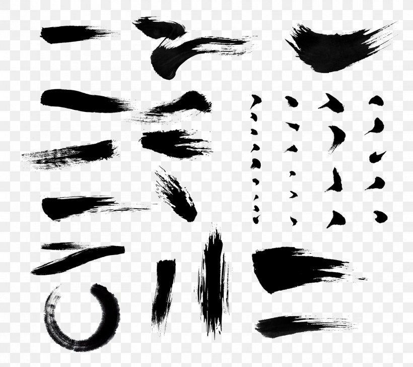 Ink Brush Calligraphy Pen, PNG, 1455x1292px, Ink Brush, Black And White, Brush, Calligraphy, Ink Download Free