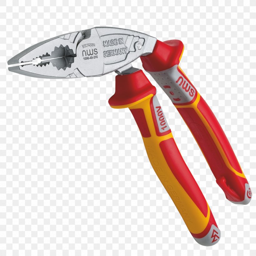 Needle-nose Pliers Lineman's Pliers Hand Tool Irwin Industrial Tools, PNG, 1000x1000px, Pliers, Alicates Universales, Diagonal Pliers, Hand Tool, Handle Download Free