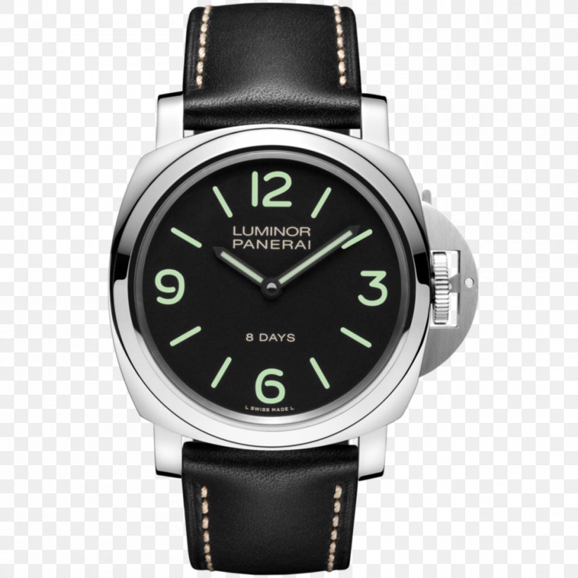 Panerai Men's Luminor Marina 1950 3 Days Watch Panerai Luminor Base 8 Days Acciaio Movement, PNG, 1000x1000px, Panerai, Automatic Watch, Brand, International Watch Company, Metal Download Free