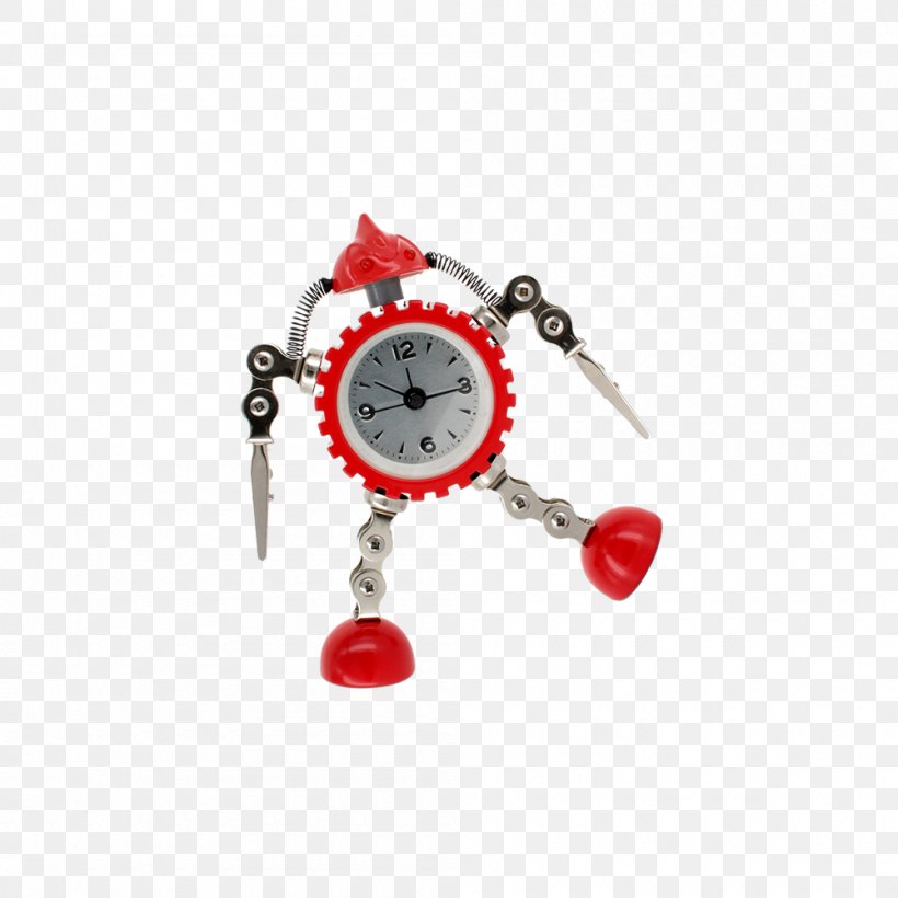 Alarm Clocks Pylones Robot Alarm Clock Clocky Alarm Clock On Wheels Robotic Alarm Clock, PNG, 1000x1000px, Clock, Alarm Clock For Kids, Alarm Clocks, Body Jewelry, Fashion Accessory Download Free