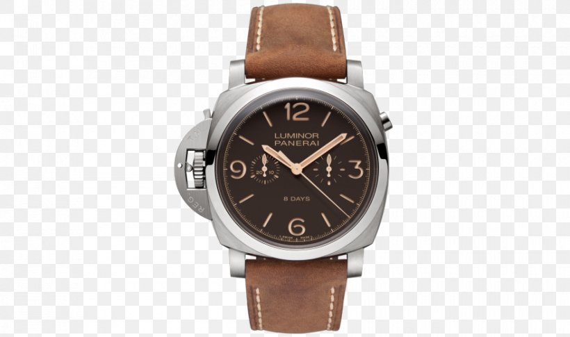 Panerai Luminor 1950 Chrono Monopulsante 8 Days Watch Chronograph Panerai Men's Luminor Marina 1950 3 Days, PNG, 880x521px, Panerai, Brand, Brown, Chronograph, Metal Download Free