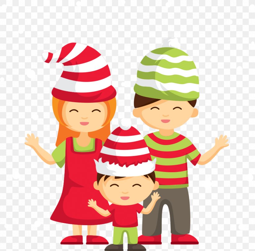 Christmas Tree Family, PNG, 959x943px, Christmas, Art, Cartoon, Child, Christmas Decoration Download Free