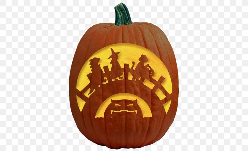 Jack-o'-lantern Carving Halloween Pumpkin Pattern, PNG, 500x500px, Jacko Lantern, Calabaza, Carving, Cucurbita, Gourd Download Free