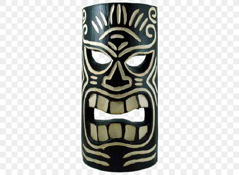 Tiki Hawaiian Mask, PNG, 600x600px, Tiki, Black And White, Fictional Character, Hawaii, Hawaiian Download Free