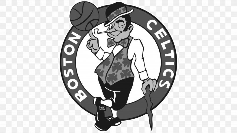 Boston Celtics NBA Cleveland Cavaliers Milwaukee Bucks, PNG, 3840x2160px, Boston Celtics, Black And White, Boston, Brand, Cleveland Cavaliers Download Free
