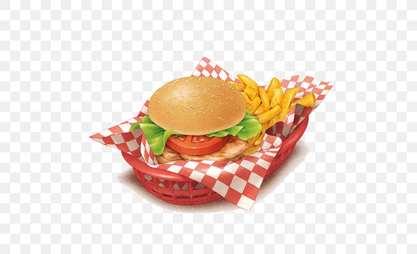 Cheeseburger French Fries Hamburger Nachos Hot Dog, PNG, 500x500px, Cheeseburger, American Food, Bread, Cheese, Diner Download Free