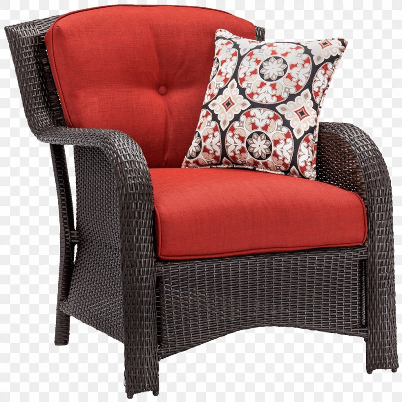 Club Chair Cushion Table Wicker Garden Furniture, PNG, 1000x1000px, Club Chair, Armrest, Chair, Chaise Longue, Comfort Download Free