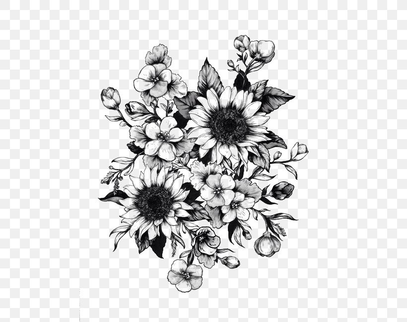 Drawing Flower Tattoo Sketch, PNG, 500x648px, Drawing, Art, Art Museum, Black, Black And White Download Free