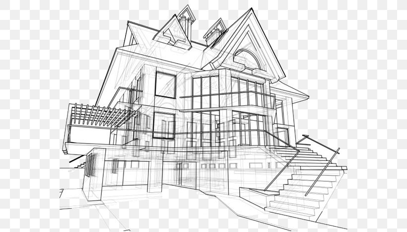 Architectural Drawing Eames House Architecture Building, PNG, 584x467px, Architectural Drawing, Architect, Architectural Plan, Architecture, Area Download Free