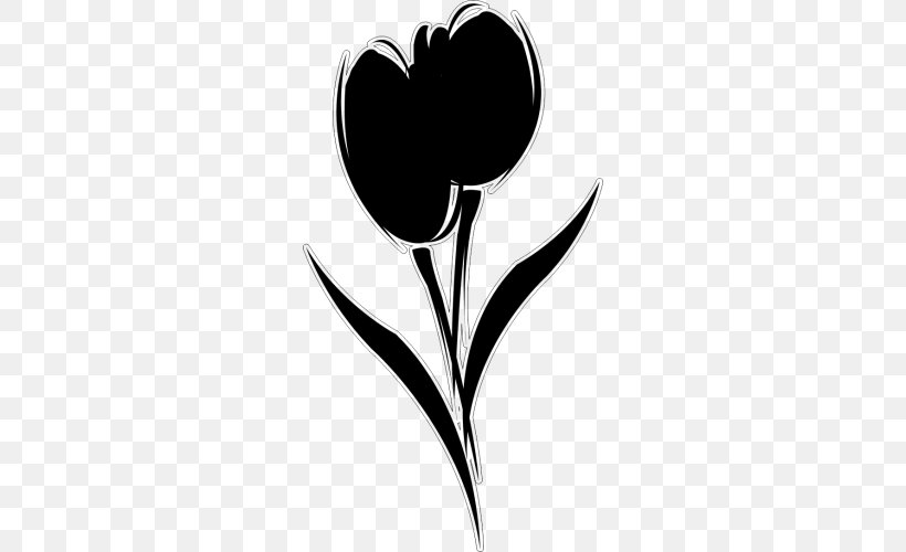Flowering Plant Clip Art Leaf Heart, PNG, 500x500px, Flower, Blackandwhite, Botany, Flowering Plant, Heart Download Free
