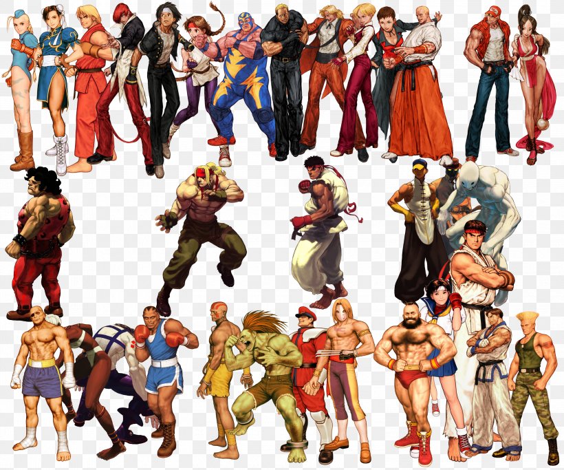 Street Fighter IV Street Fighter II: The World Warrior Street Fighter III Street Fighter V, PNG, 3000x2500px, Street Fighter Ii The World Warrior, Action Figure, Arcade Game, Art, Board Game Download Free