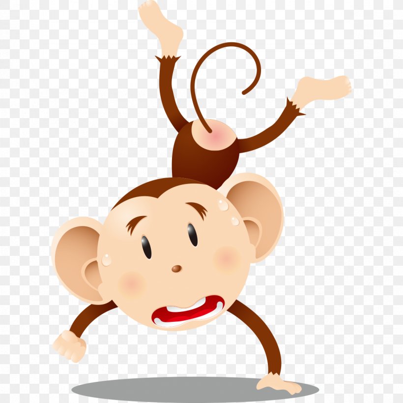 Chimpanzee Ape Monkey Cartoon, PNG, 1181x1181px, Chimpanzee, Ape, Caricature, Cartoon, Drawing Download Free