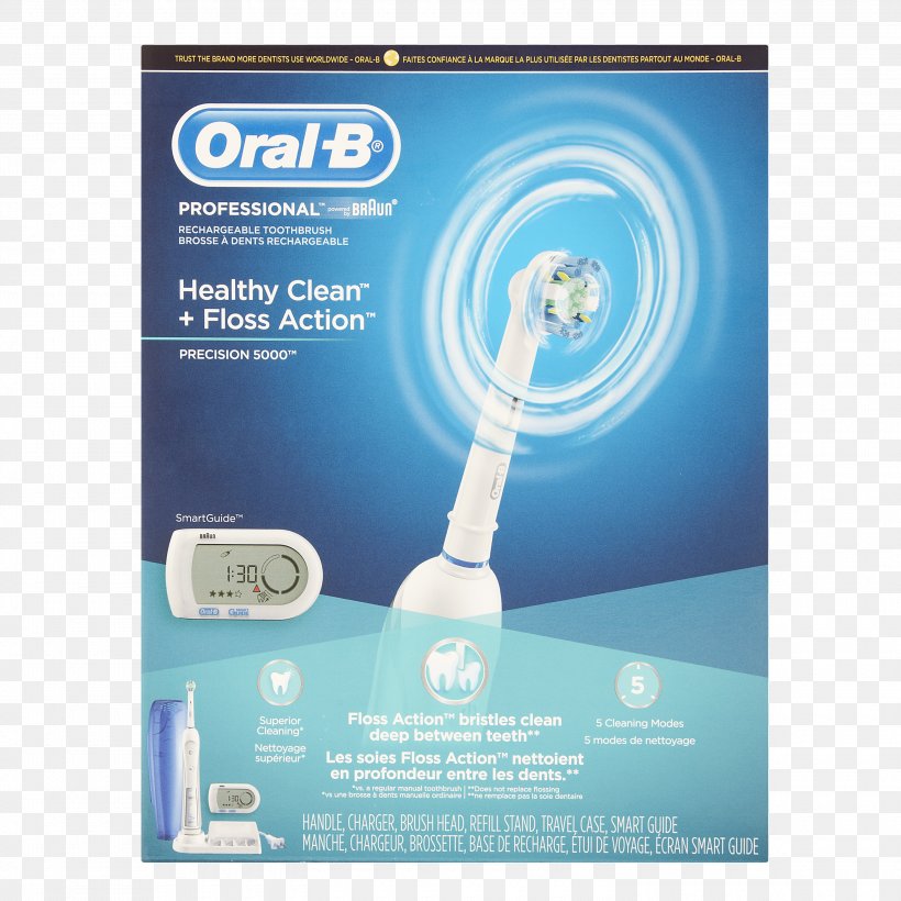 Electric Toothbrush Oral-B SmartSeries 5000 Oral-B Vitality, PNG, 3000x3000px, Watercolor, Cartoon, Flower, Frame, Heart Download Free