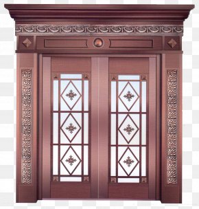 Red Door - Linqu County Door Glass Business Copper PNG