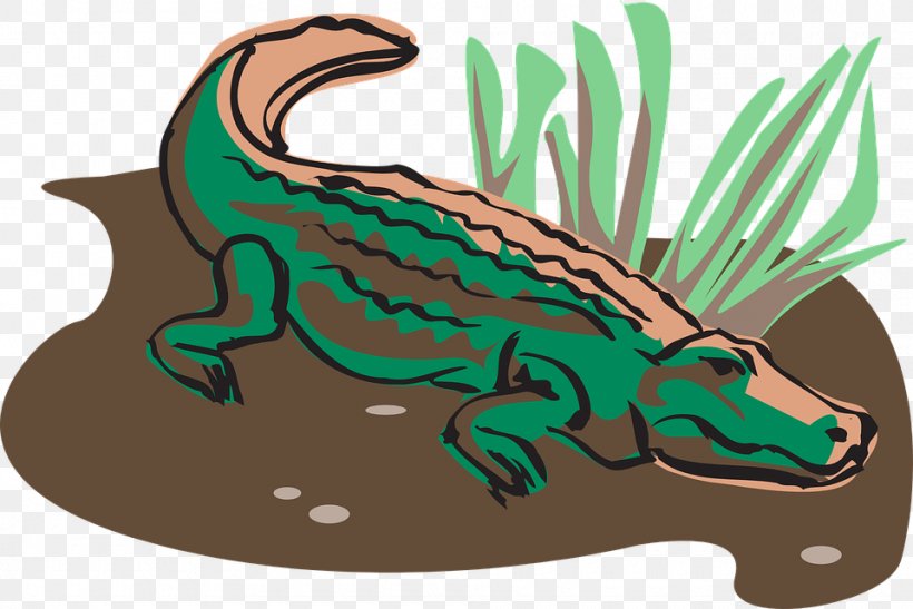 Crocodile Alligator Animation Clip Art, PNG, 960x641px, Crocodile, Alligator, Amphibian, Animation, Art Download Free