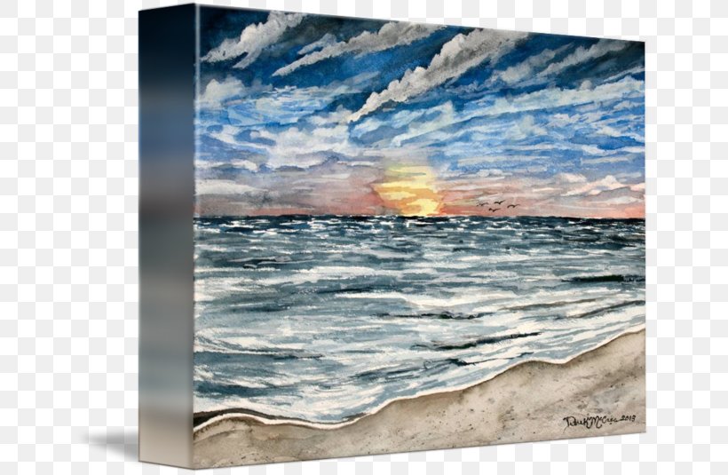 Watercolor Painting Stock Photography, PNG, 650x535px, Painting, Alamy, Banco De Imagens, Beach, Calm Download Free