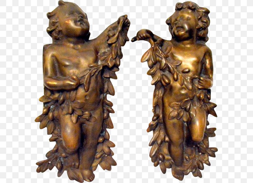 Bronze Sculpture Putto Cherub, PNG, 595x595px, Bronze Sculpture, Antique, Brass, Bronze, Ceramic Glaze Download Free