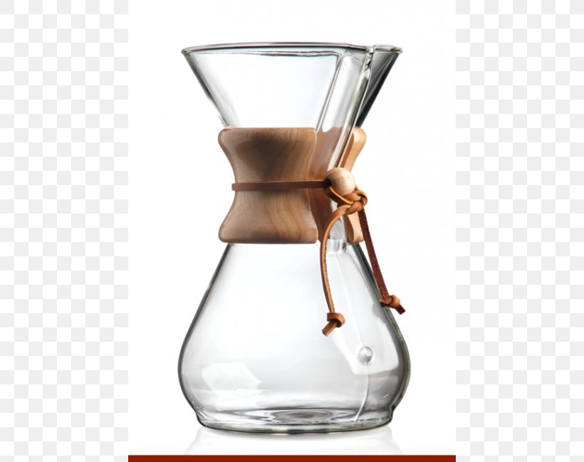 Chemex Coffeemaker Chemex Eight Cup Classic Brewed Coffee, PNG, 568x649px, Coffee, Barware, Brewed Coffee, Chemex Coffeemaker, Chemex Six Cup Glass Handle Download Free