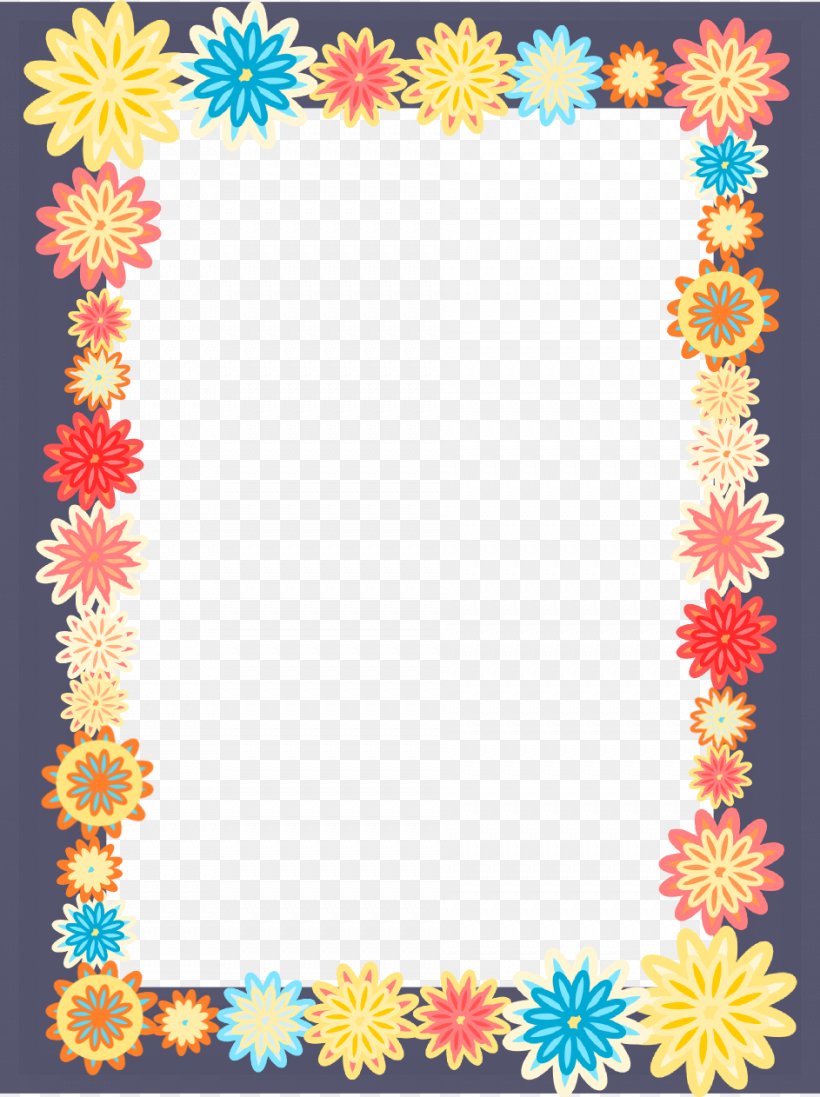 Picture Frames Colorful Flowers Android Clip Art, PNG, 943x1262px, Picture Frames, Android, Area, Art, Colorful Flowers Download Free