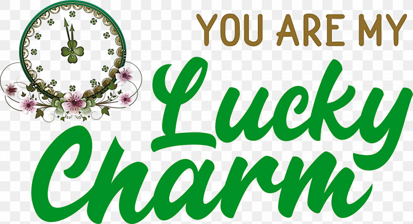 You Are My Lucky Charm St Patricks Day Saint Patrick, PNG, 3000x1629px, St Patricks Day, Flower, Green, Logo, M Download Free