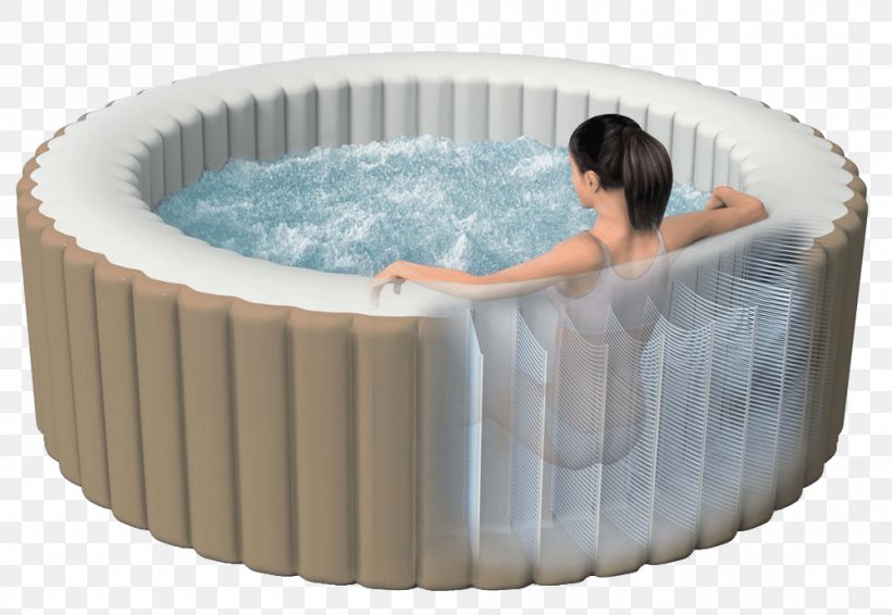 Intex Inflatable Portable Hot Tub Spa Baths Swimming Pools, PNG, 1000x691px, Hot Tub, Baths, Bathtub, Hotel, Inflatable Download Free