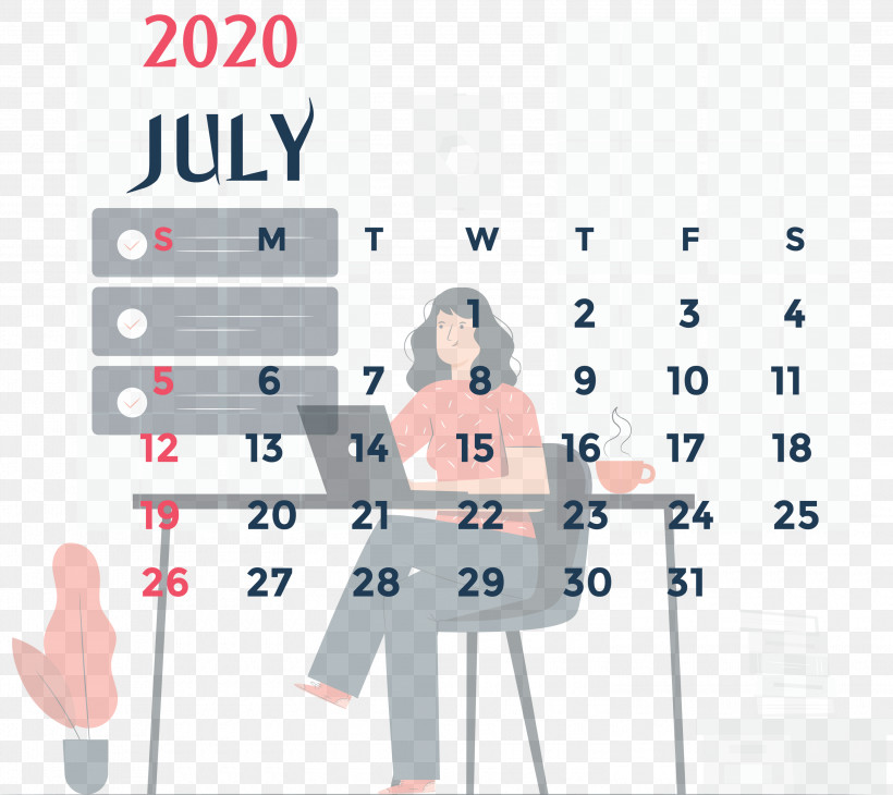 July 2020 Printable Calendar July 2020 Calendar 2020 Calendar, PNG, 3000x2671px, 2020 Calendar, July 2020 Printable Calendar, Branding, Chauffeur, Driver Download Free