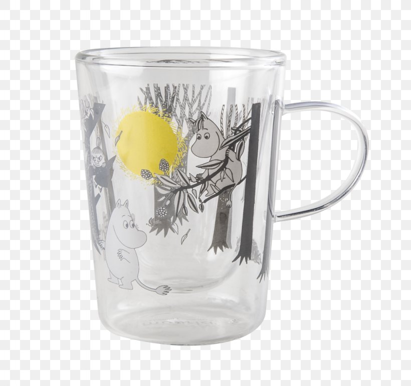 Mug Glass Tableware Moomins Moomintroll, PNG, 1024x965px, Mug, Bowl, Cup, Drinkware, Forest Glass Download Free