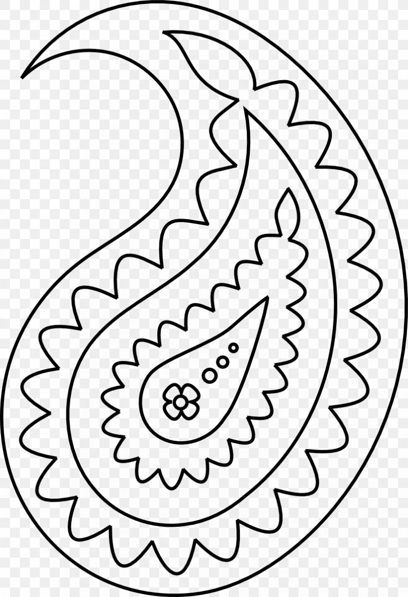 Paisley Line Art Pattern, PNG, 825x1207px, Paisley, Area, Art, Black And White, Coloring Book Download Free