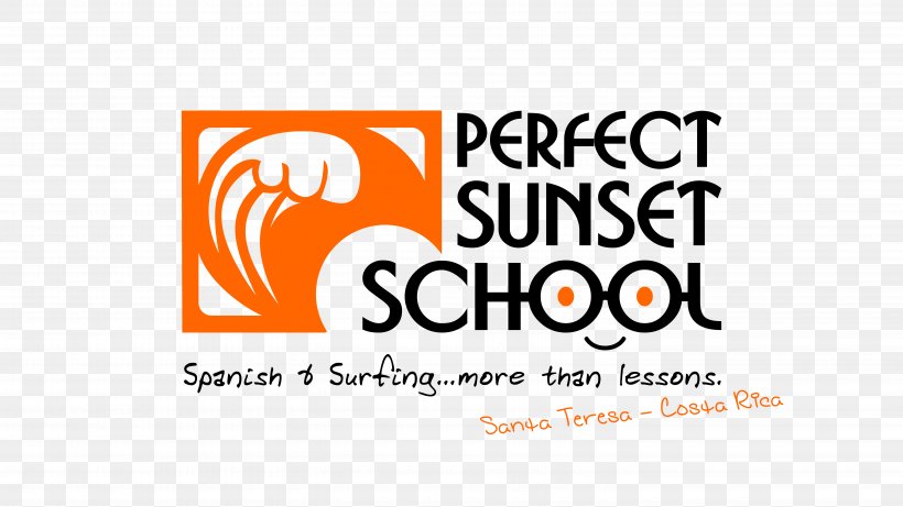 Perfect Sunset School Santa Teresa Surfing Lesson, PNG, 5810x3268px, Santa Teresa, Area, Beach, Brand, Costa Rica Download Free
