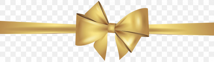 Bow Tie, PNG, 3000x881px, Ribbon, Bow Tie, Brass, Gift Wrapping, Gold Download Free