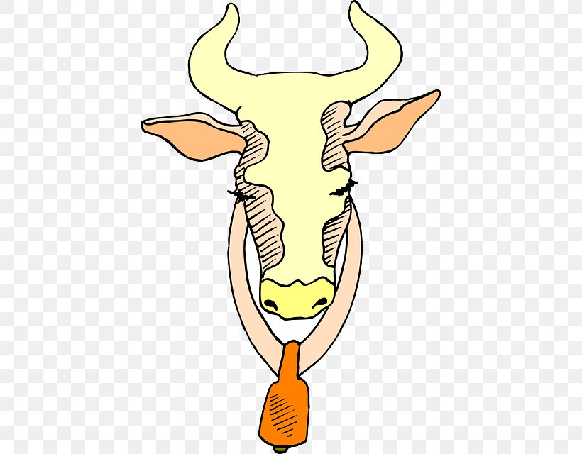 Cattle Clip Art, PNG, 424x640px, Cattle, Animal Figure, Artwork, Drawing, Head Download Free