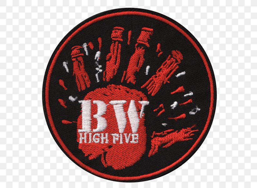 High Five Berliner Weisse Emblem Embroidered Patch Embroidery, PNG, 600x600px, High Five, Badge, Berliner Weisse, Brand, Emblem Download Free
