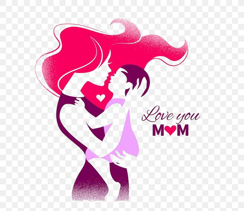 Mother's Day Silhouette Clip Art, PNG, 640x710px, Watercolor, Cartoon, Flower, Frame, Heart Download Free