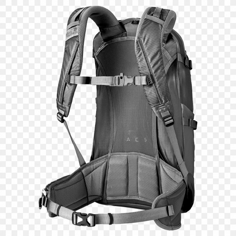 Backpacking Bag Hiking Jack Wolfskin, PNG, 1024x1024px, Backpack, Backpacking, Bag, Black, Black And White Download Free