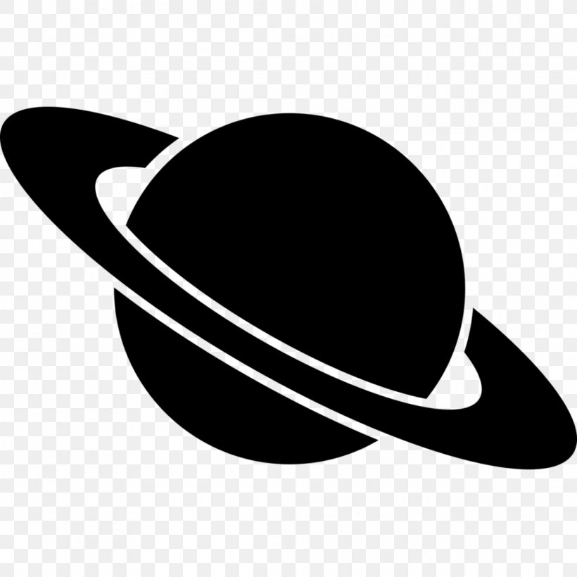 Saturn Clip Art, PNG, 1110x1110px, Saturn, Black, Black And White, Copyright, Hat Download Free