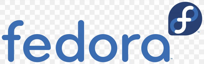 Fedora Project Software Repository Red Hat, PNG, 5000x1582px, Fedora, Anaconda, Blue, Brand, Communication Download Free