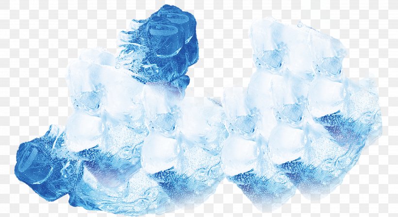 Ice Cream Ice Cube, PNG, 3506x1917px, Ice Cream, Blue, Crystal, Cube, Designer Download Free