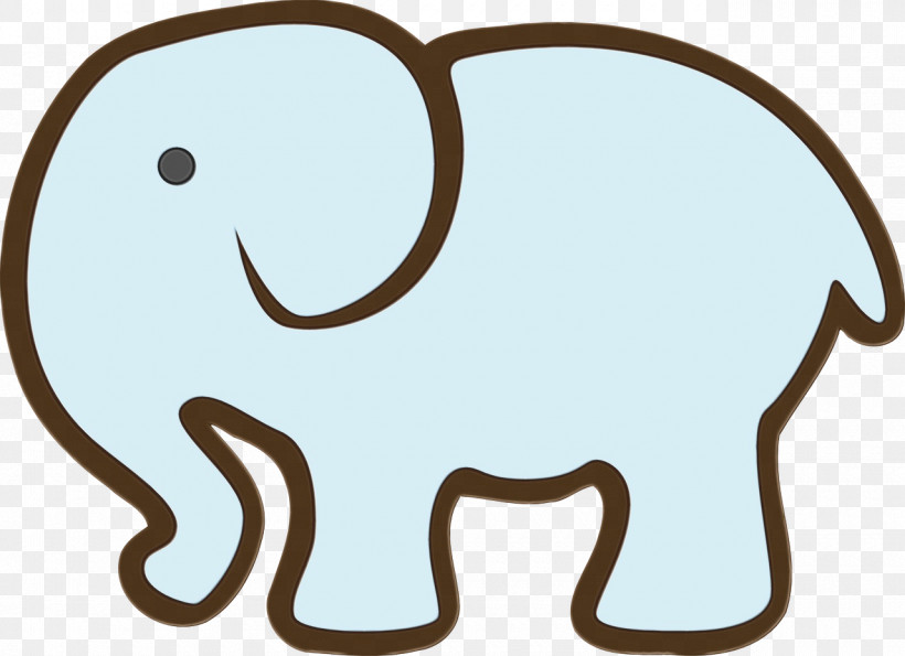 Elephant, PNG, 1280x929px, Watercolor, Bumper, Cute Cartoon Elephant, Decal, Elephant Download Free