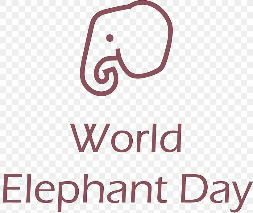 World Elephant Day Elephant Day, PNG, 3000x2527px, World Elephant Day, Geometry, Line, Logo, Mathematics Download Free