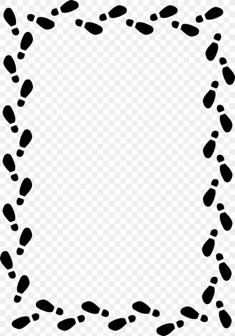 Footprint Clip Art, PNG, 958x1369px, Footprint, Area, Black, Black And White, Foot Download Free