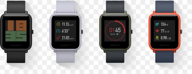 Xiaomi Amazfit Bip Smartwatch Activity Tracker, PNG, 1297x505px, Xiaomi Amazfit Bip, Activity Tracker, Amazfit, Apple Watch, Bluetooth Low Energy Download Free