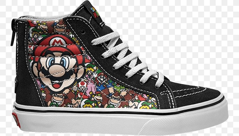 Mario Bros. Princess Peach Vans Shoe, PNG, 750x469px, Mario Bros, Athletic Shoe, Brand, Converse, Cross Training Shoe Download Free
