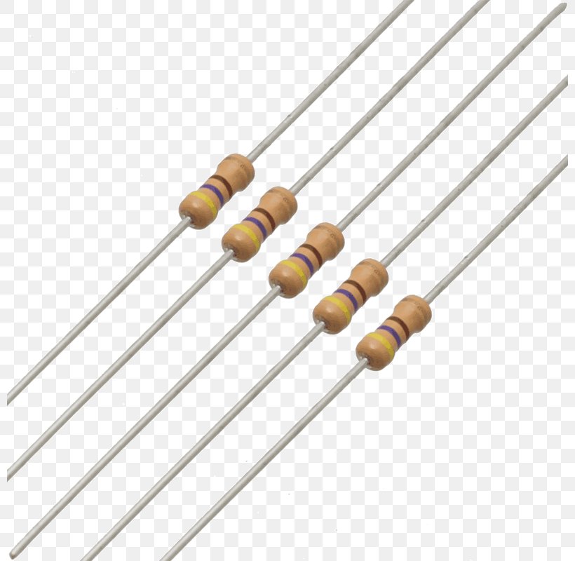 Resistor Ohm E-series Of Preferred Numbers Thermistor Kaltleiter, PNG, 800x800px, Resistor, Body Jewelry, Circuit Component, Color Code, Electricity Download Free