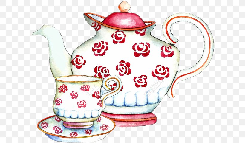 Teapot Watercolor Painting, PNG, 614x480px, Tea, Ceramic, Coffee Cup, Cup, Dinnerware Set Download Free