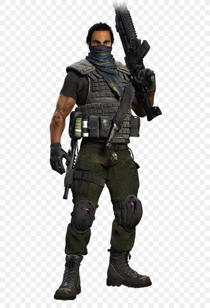 Tom Clancy's Ghost Recon Wildlands Character Concept Art Dead Island Video Game, PNG, 568x1200px, 3d Computer Graphics, Character, Action Figure, Animation, Army Download Free