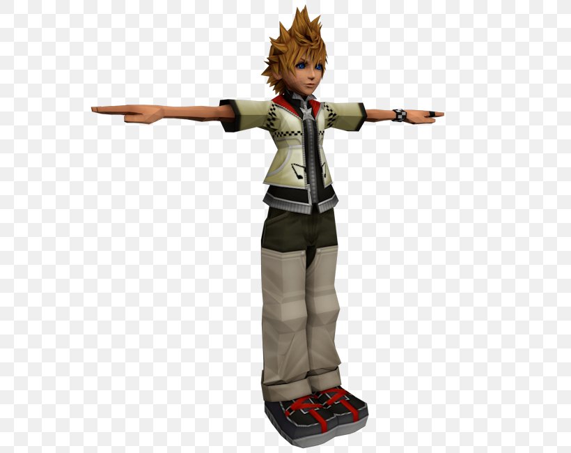 Kingdom Hearts II PlayStation 2 Roxas Video Game, PNG, 750x650px, 3d Computer Graphics, Kingdom Hearts Ii, Autodesk 3ds Max, Costume, Figurine Download Free